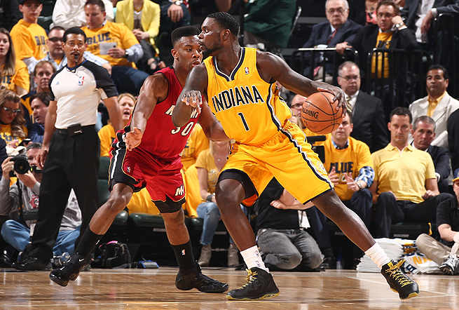 Lance Stephenson was a matchup problem for the Heat all afternoon, no matter who guarded him. 